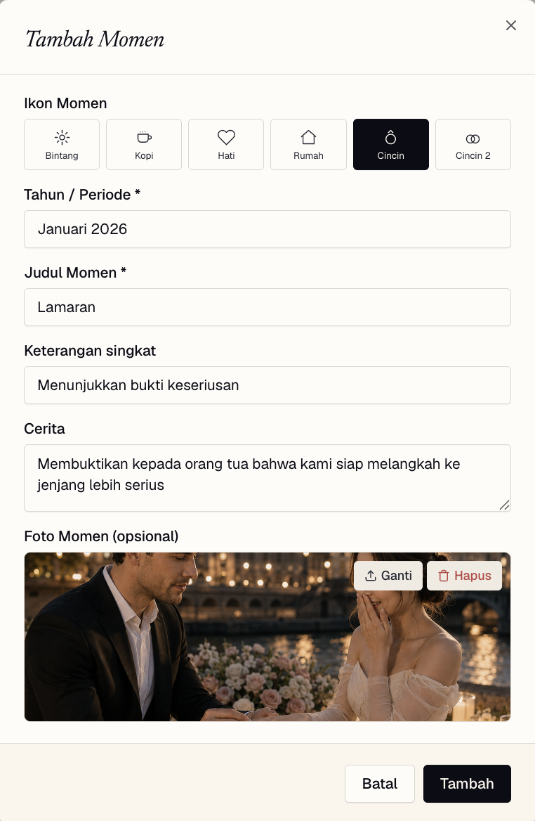 Halaman story Agendakita.id
