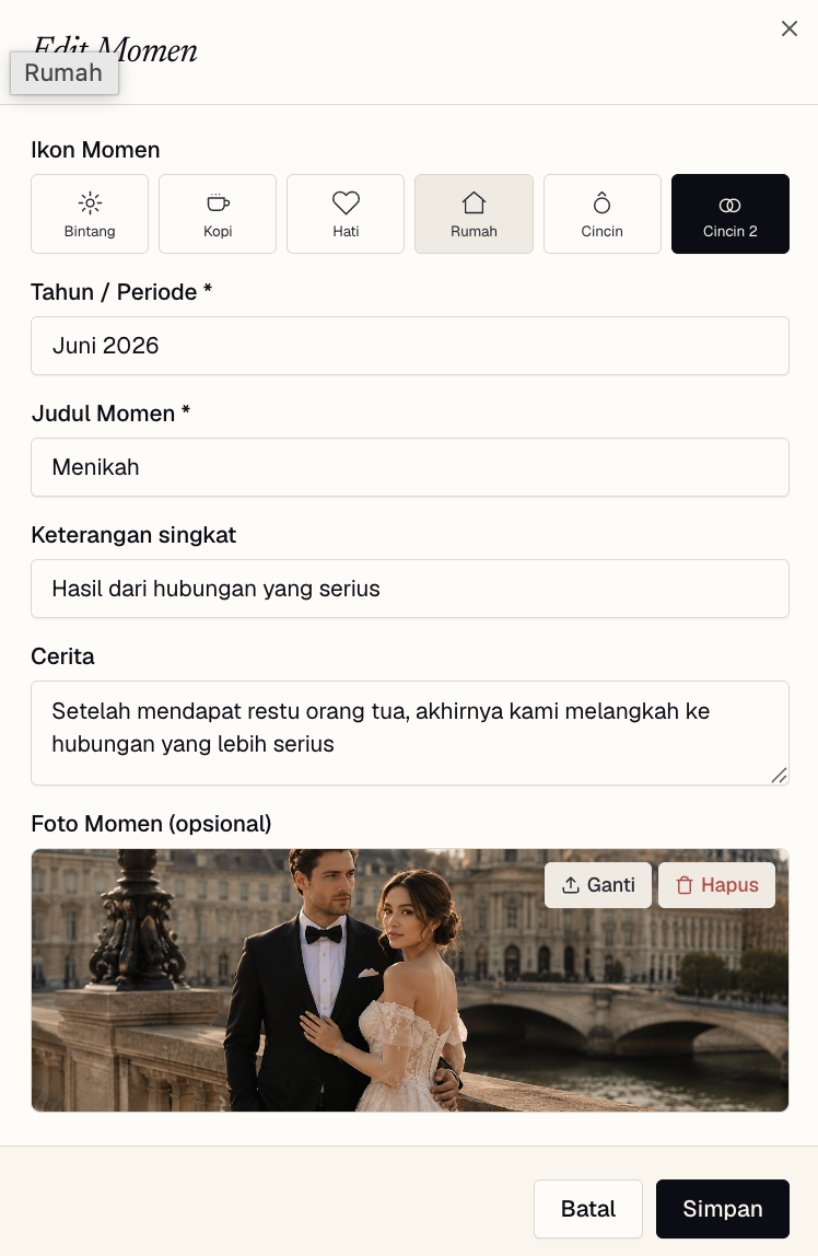 Halaman story Agendakita.id